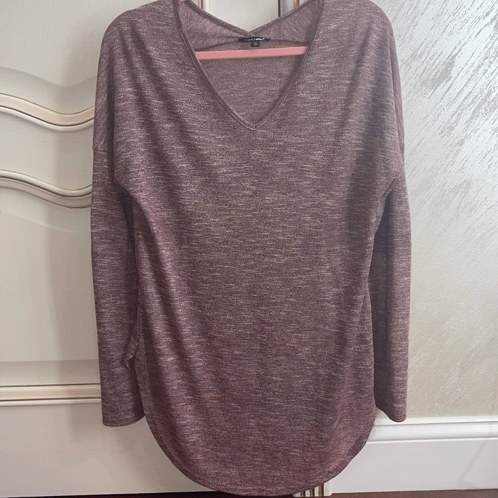 Burgundy t-shirt